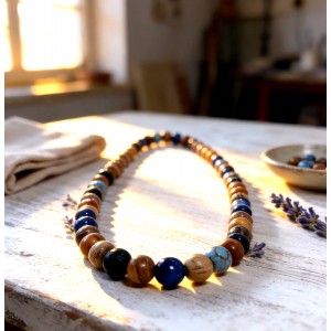 COLAR BOHO HEALING - ÍNDIGO COLAR BOHO HEALING - ÍNDIGO